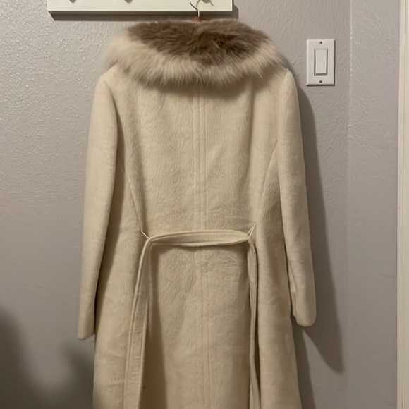 Vintage Winter Wool/Fur Coat - Picture 7 of 11